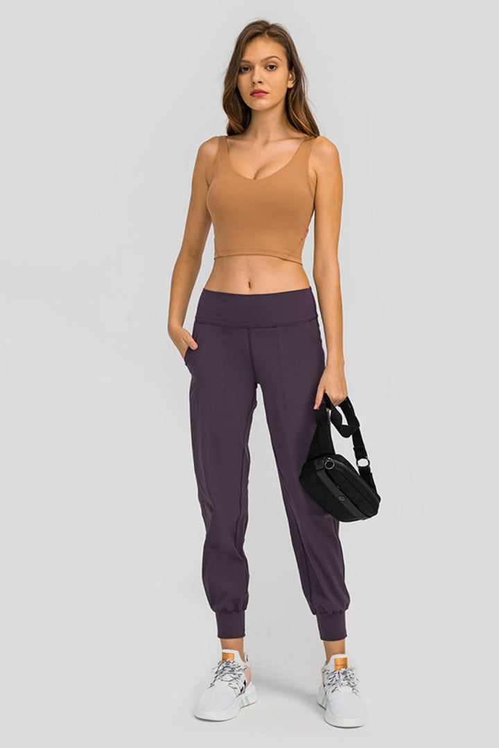Millennia Wide Waistband Slant Pocket Pants | Nikki &amp; Co. Boutique