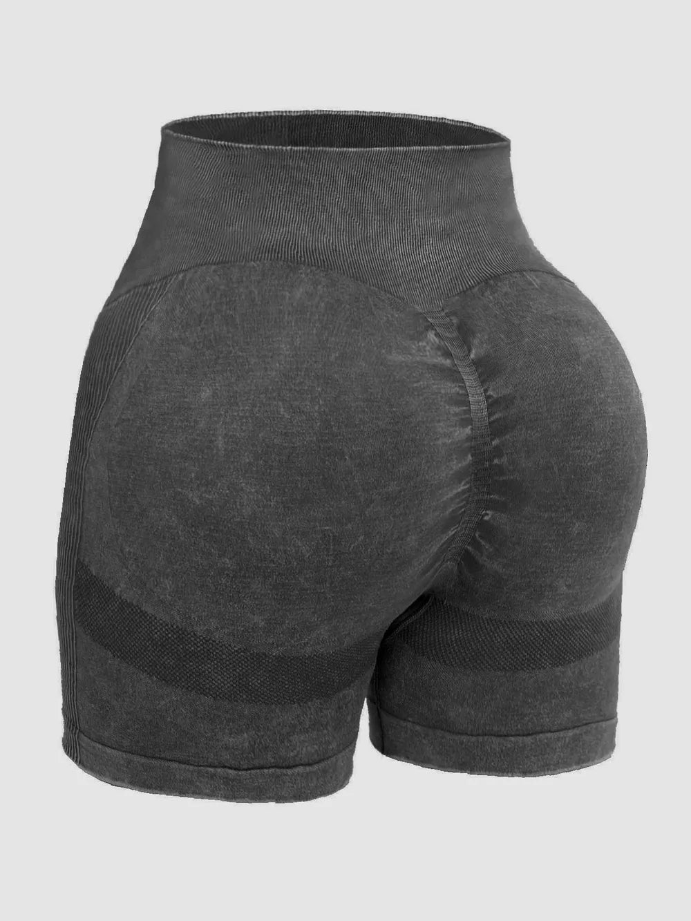 Washed High Waist Active Shorts - Nikki and Co Boutique
