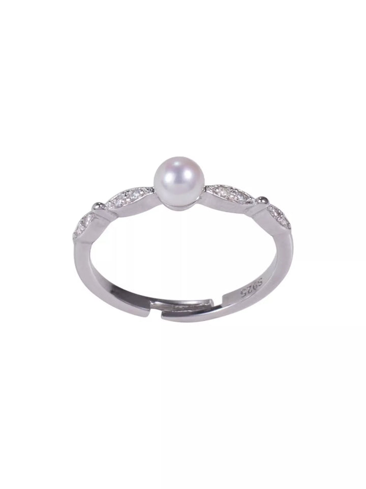 Sterling Silver Pearl Ring - Nikki &amp; Co. Boutique
