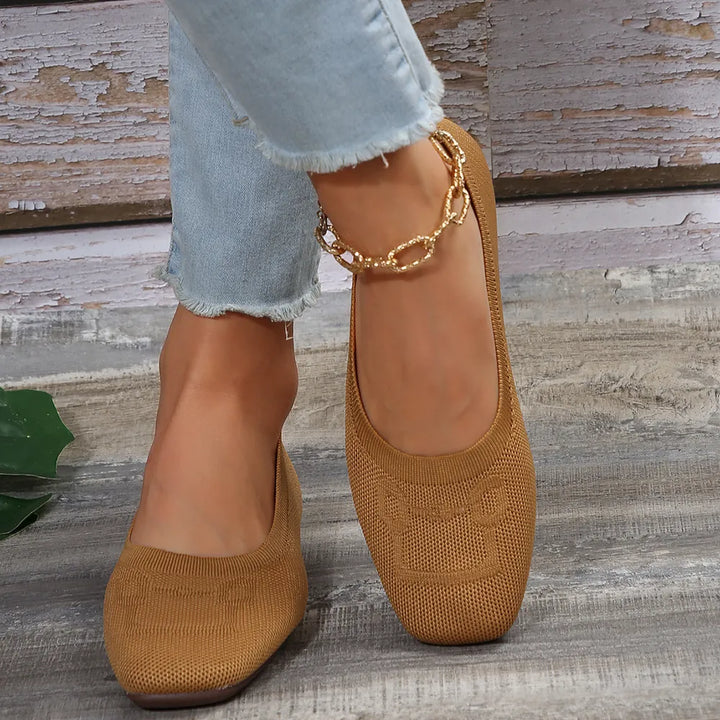Square Toe Flat Slip-Ons | Nikki &amp; Co. Boutique