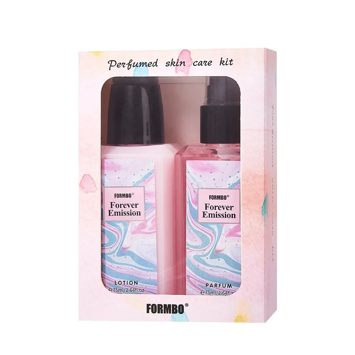 75 ml French Floral Perfume Set, Popular Long-Lasting Fresh, Light Fragrance Perfume - Skin Care Kit