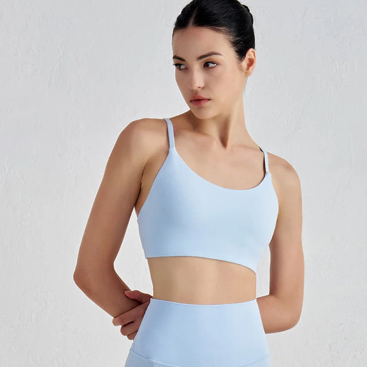 TRY TO BN Sports Bra Gym Sexy Back Push Up High Impact Shockproof Underwear Naked Crop Top Fitness Mujer Workout Women Yoga Bras