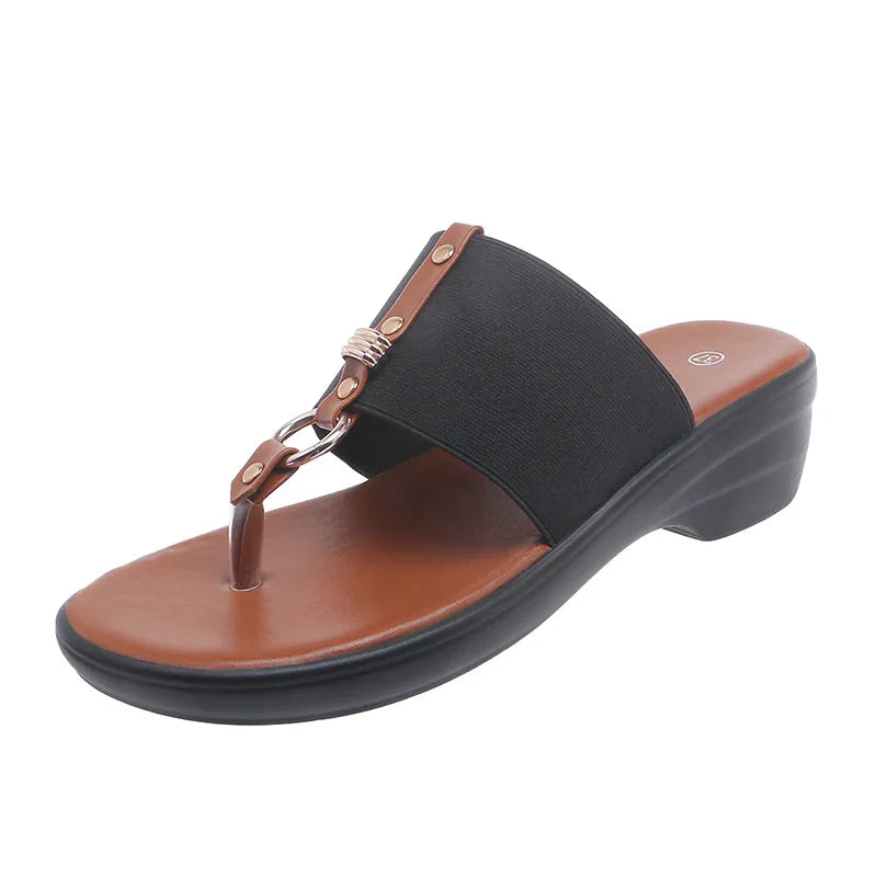 Toe Post Wedge Sandals | Nikki &amp; Co. Boutique