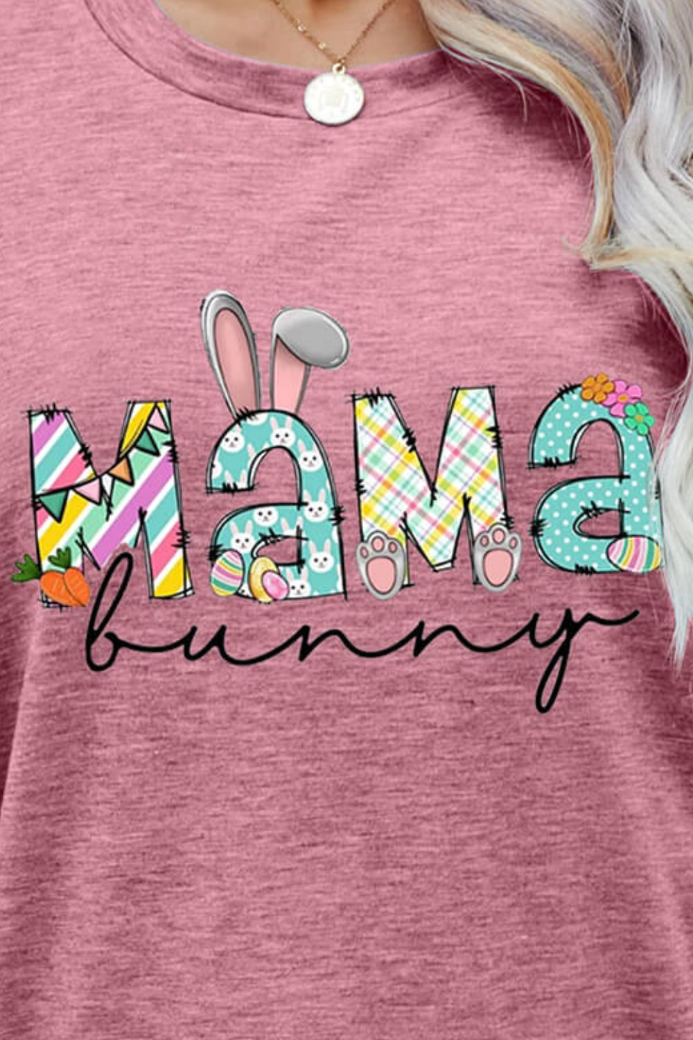 MAMA BUNNY Easter Graphic Tee - Nikki and Co Boutique