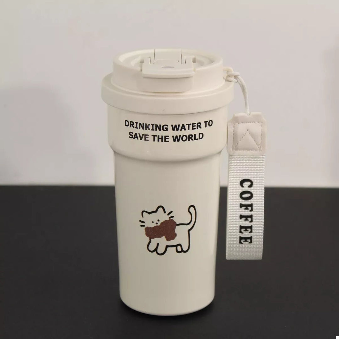 Cute Cat Stainless STeesl Tumbler with Straw | Nikki &amp; Co. Boutique