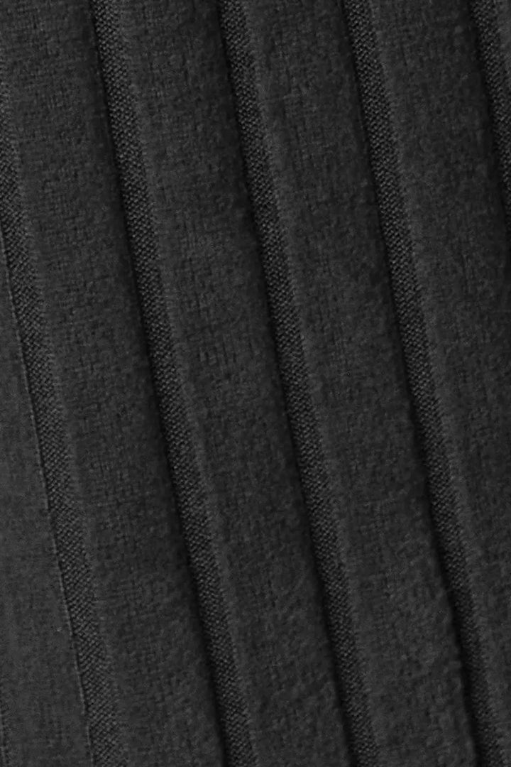 Close-up of dark gray fabric with visible texture
