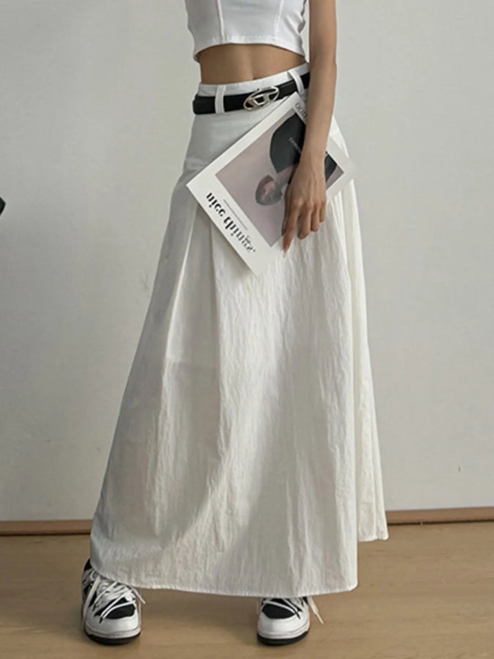 High Waist A - Line Maxi Skirt - Nikki &amp; Co. Boutique