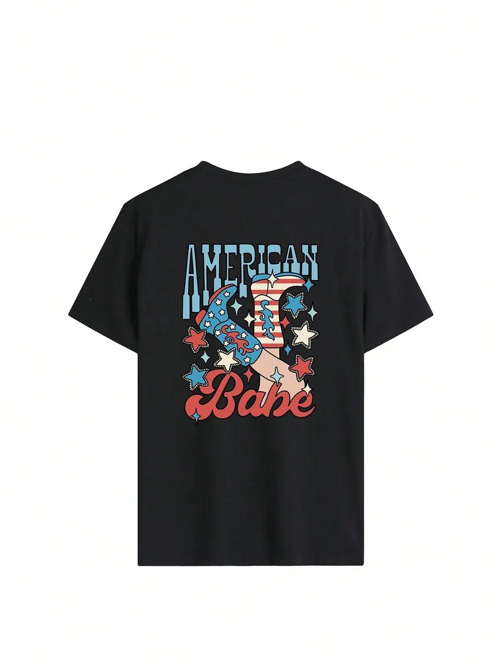 Graphic Round Neck Half Sleeve T-Shirt | Nikki &amp; Co. Boutique