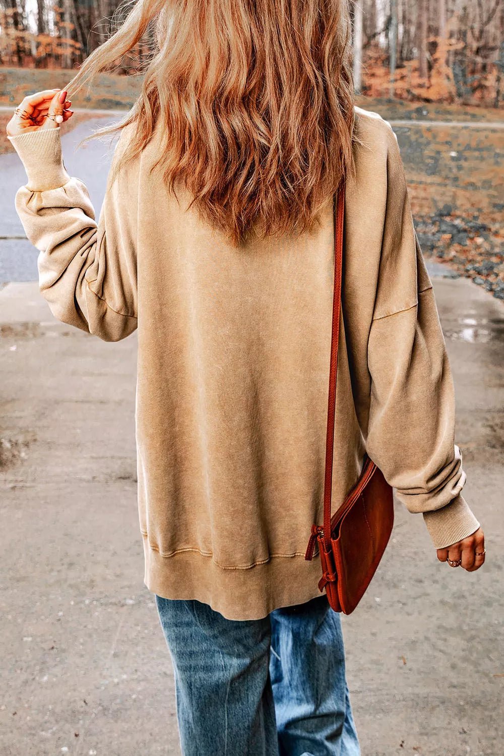 Game Day Leopard Football Graphic Oversized Sweatshirt - Nikki &amp; Co. Boutique