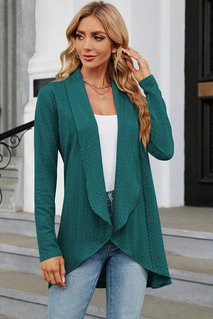Open Front Long Sleeve Cardigan | Nikki &amp; Co. Boutique