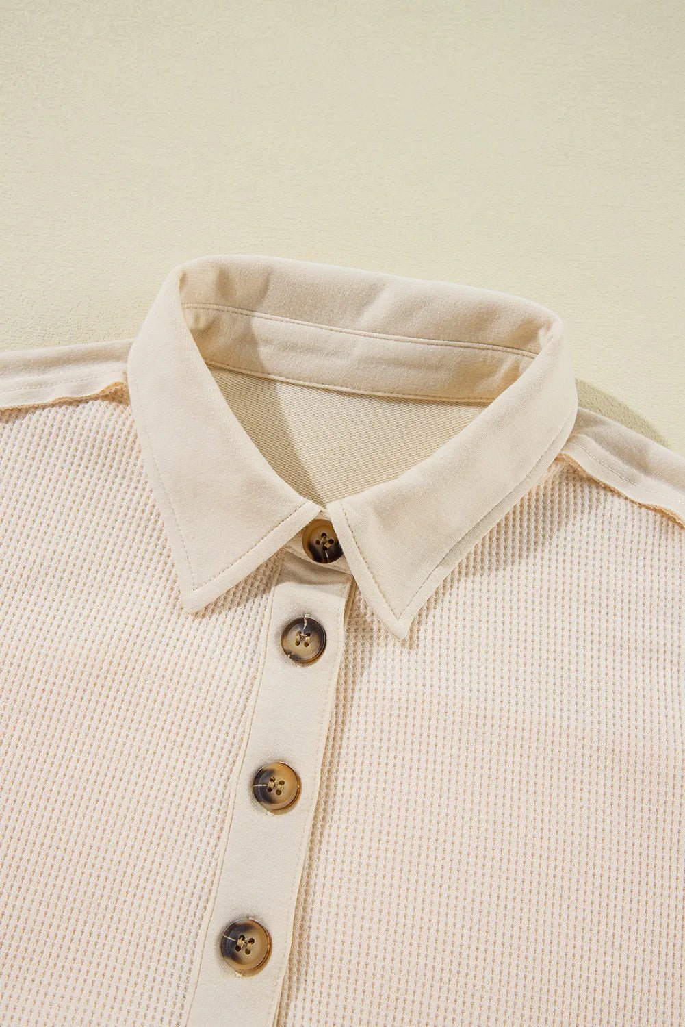 Half Button Long Sleeve Top - Nikki and Co Boutique