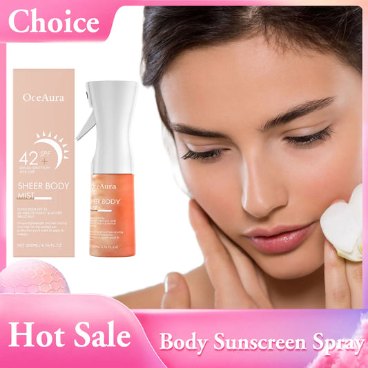 Body Sunscreen Spray SPF42+ Sunblock - UVA/UVB Resistance Waterproof