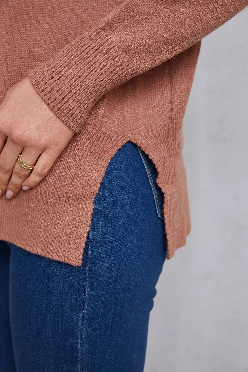 Star Scoop Neck Dropped Shoulder T-Shirt - Nikki and Co Boutique