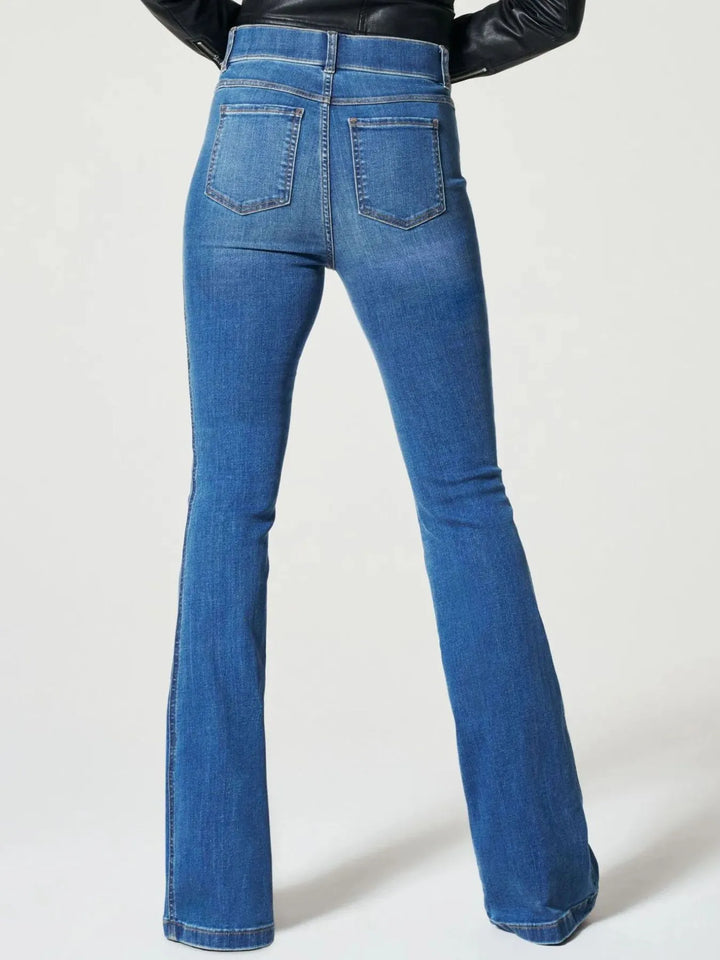 Full Size High - Waisted Flare Jeans Plus Size - Nikki &amp; Co. Boutique