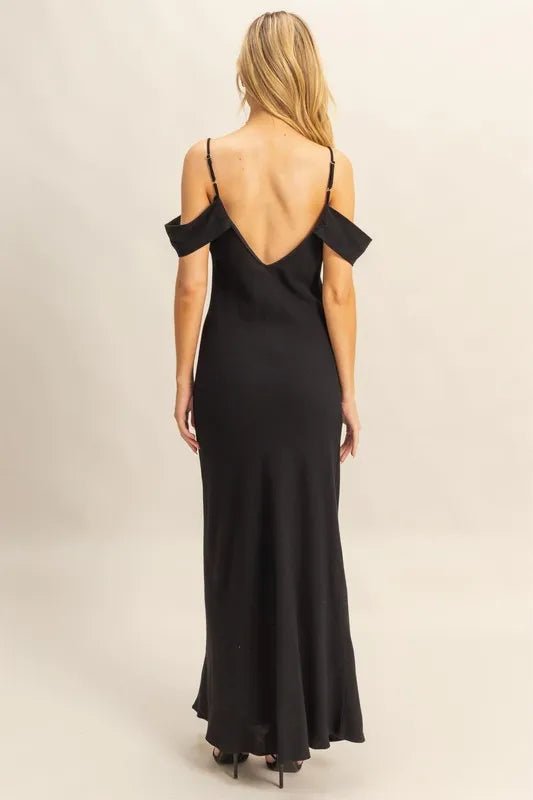 HYFVE Flattering Fit Cami Maxi Dress in Black - Nikki &amp; Co. Boutique