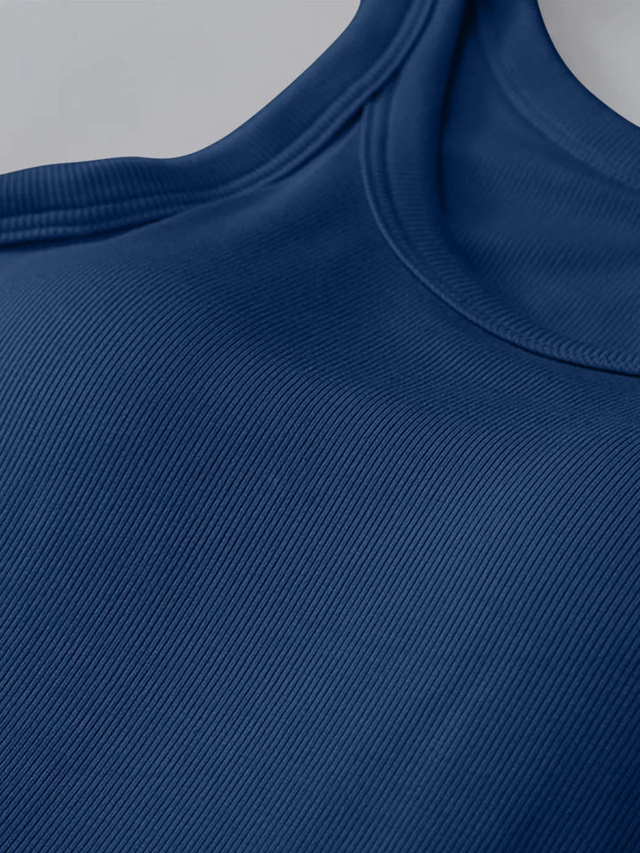 Round Neck Tank with Built - In Bra - Nikki &amp; Co. Boutique