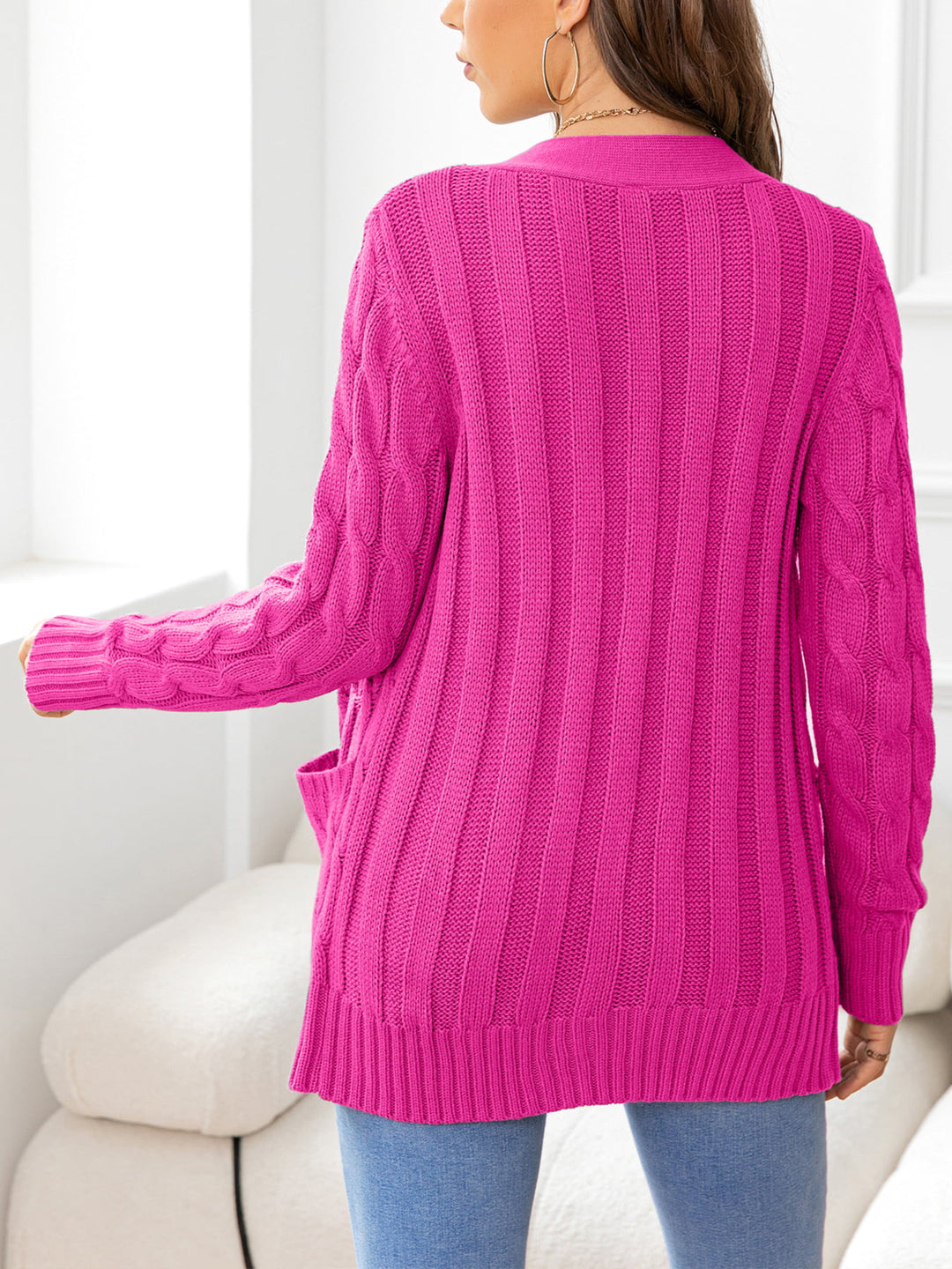 Button Down Cable-Knit Cardigan | Nikki &amp; Co. Boutique