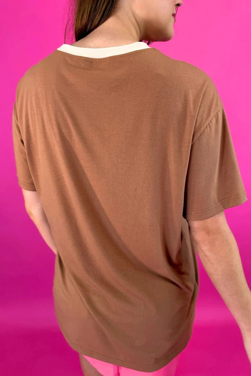 Jess Lea - Espresso Martini Sequin Oversized Tee (NP) - Nikki &amp; Co. Boutique