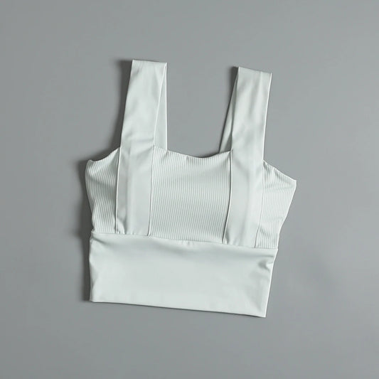 Outdoor sports underwear for women with chest pad shockproof gathering yoga bra beauty back professional running fitness vest