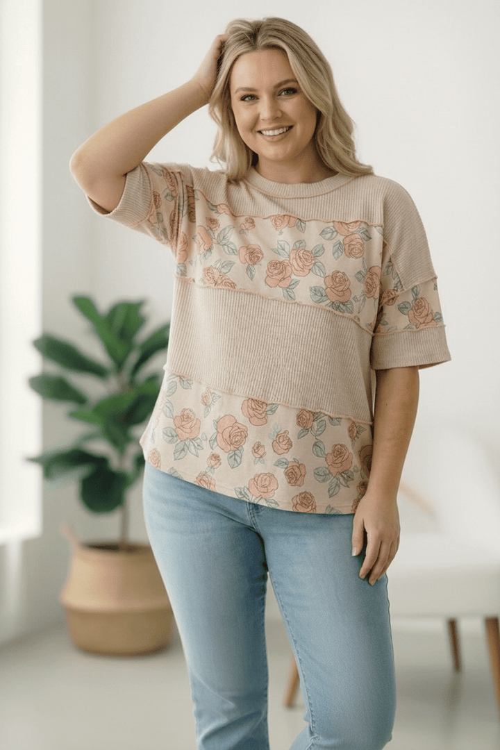Roses are Red Colorblock Tops | Nikki &amp; Co. Boutique