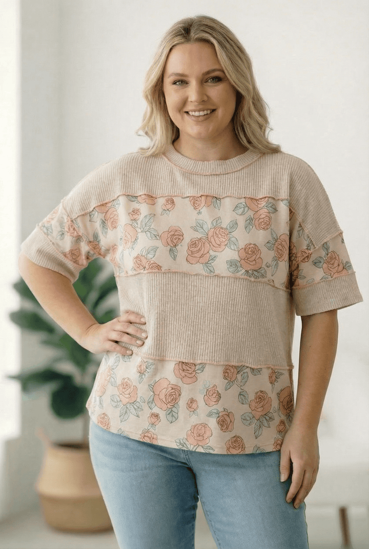 Roses are Red Colorblock Tops | Nikki &amp; Co. Boutique