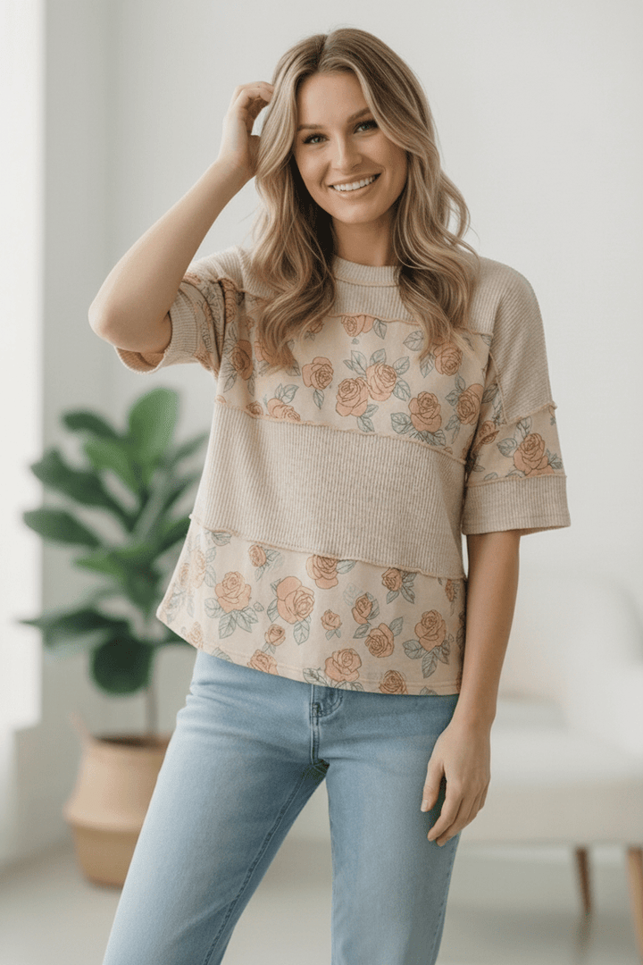 Roses are Red Colorblock Tops | Nikki &amp; Co. Boutique