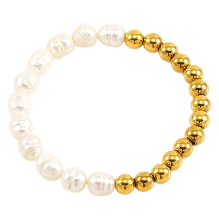 18K Baroque Pearl Bracelet | Gold - Nikki &amp; Co. Boutique