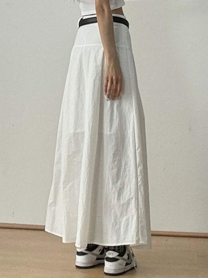 High Waist A - Line Maxi Skirt - Nikki &amp; Co. Boutique