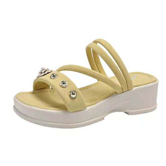 Ventilation Slip-resistant Shose For Women Cute Slippers Shoes Clear Sandals For Women Sneakers Sport Tenks High-level