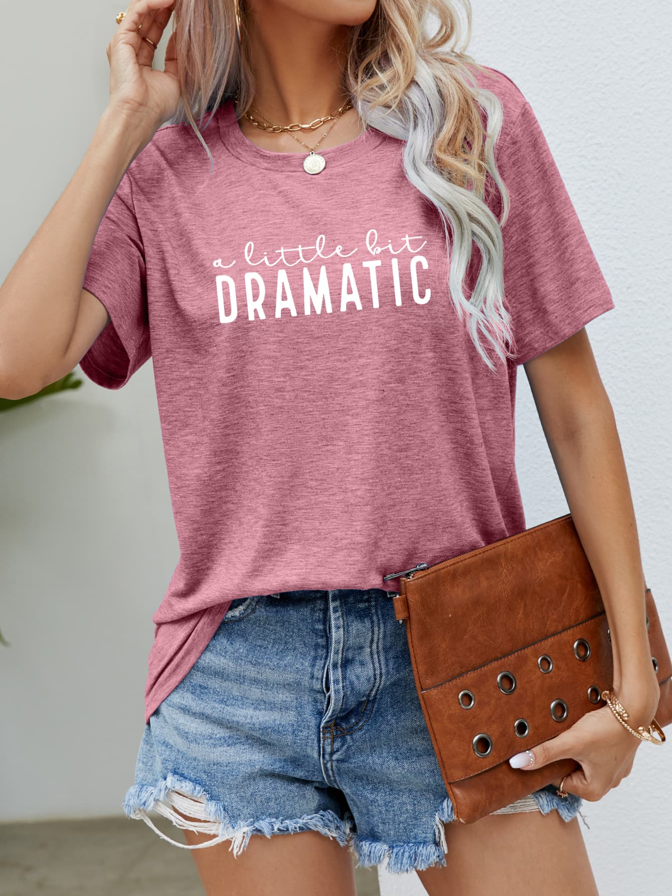 A LITTLE BIT DRAMATIC Graphic Tee - Nikki and Co Boutique