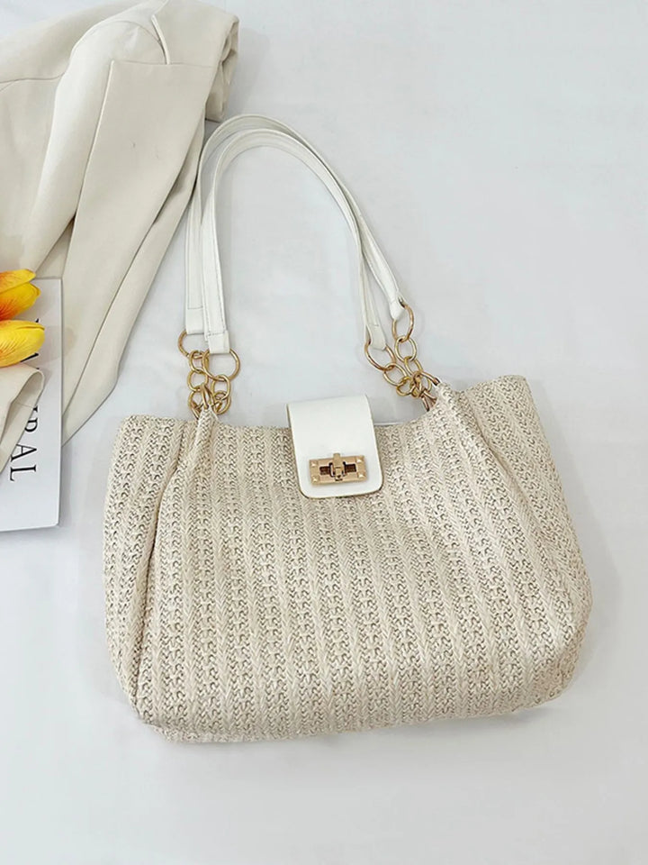 Woven Straw Shoulder Bag - Nikki &amp; Co. Boutique