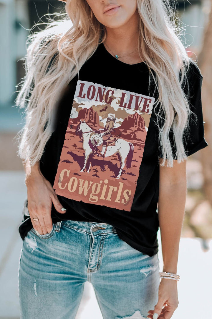 LONG LIVE COWGIRLS Graphic Tees | Nikki &amp; Co. Boutique