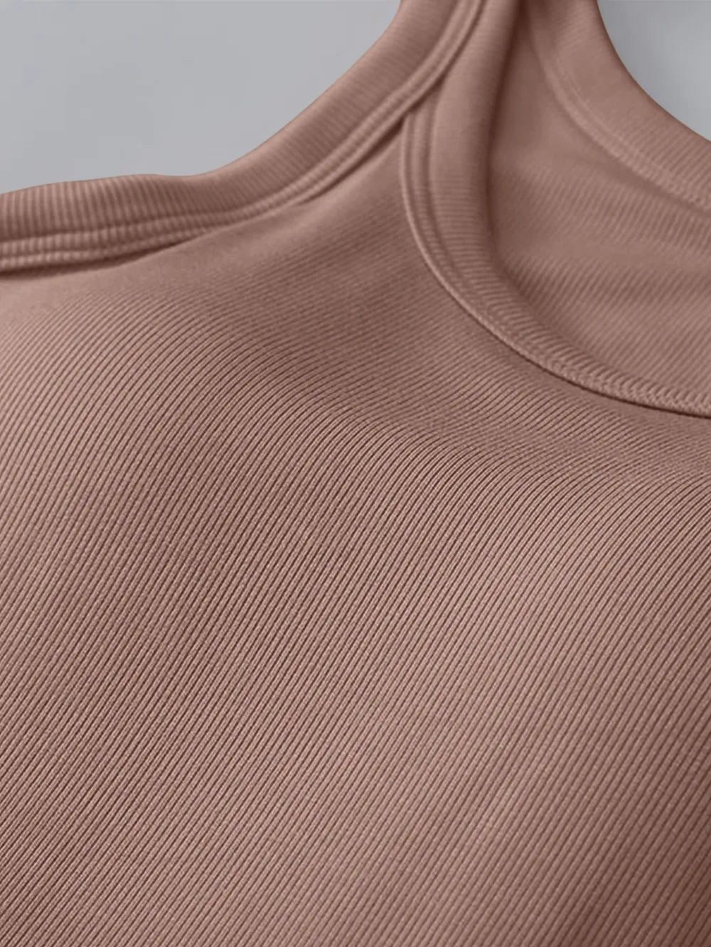 Round Neck Tank with Built - In Bra - Nikki &amp; Co. Boutique