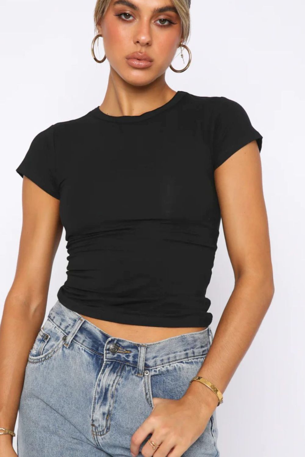 Crewneck Shorts Sleeve Tees | Nikki &amp; Co. Boutique