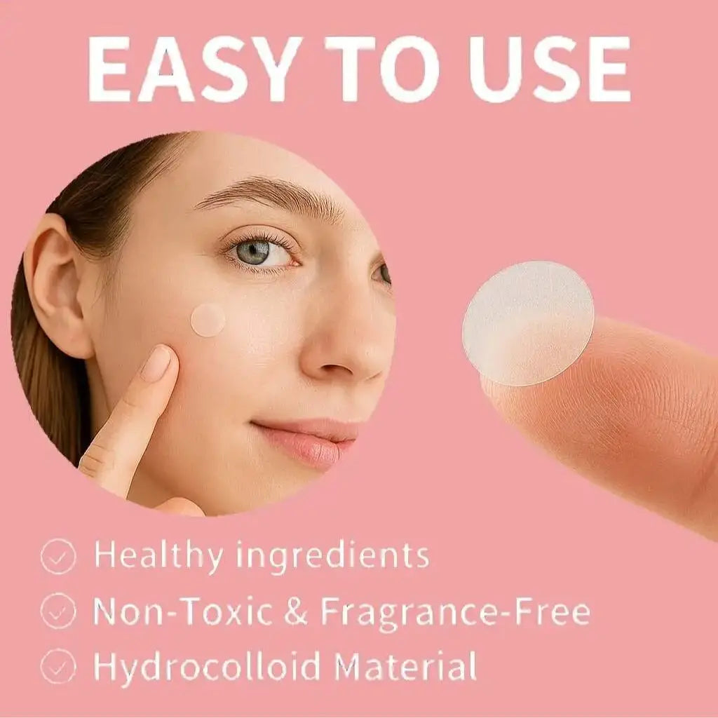 180/360 pieces of transparent, skin tone water-based gel acne patches, suitable for covering acne and pimples
