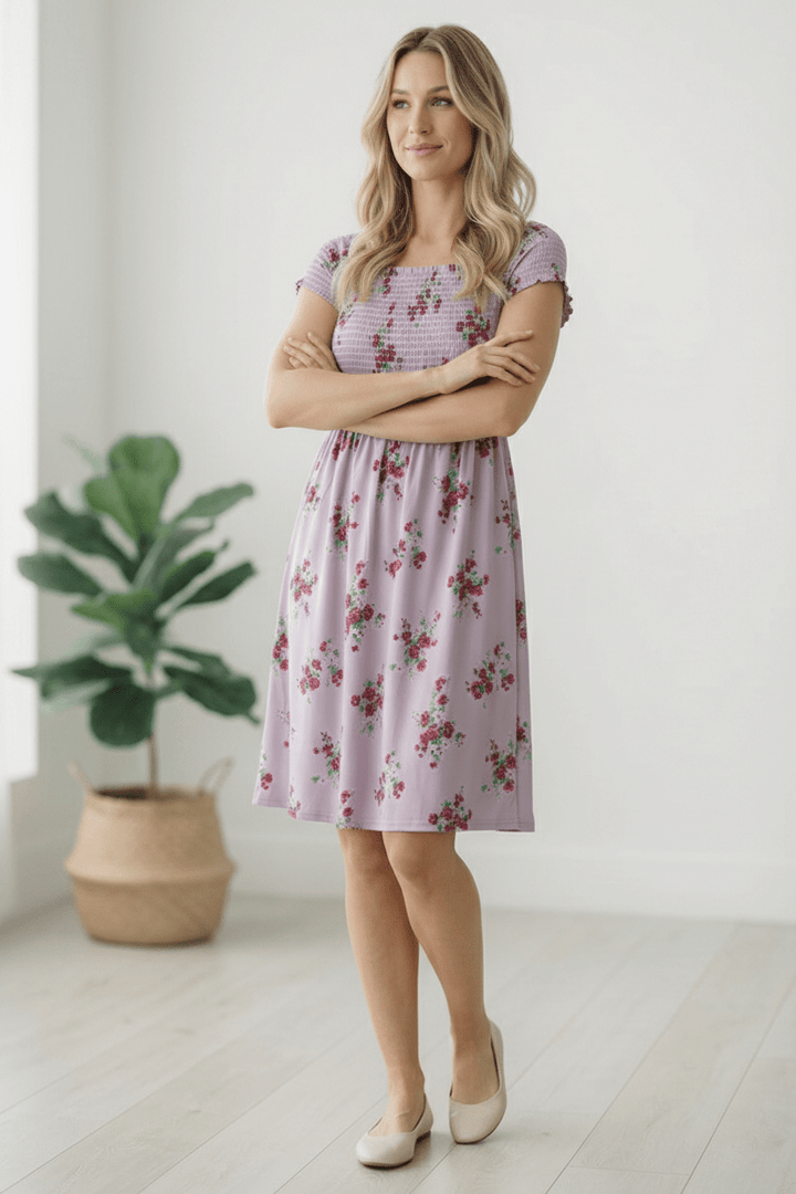 My Favorite Chapter Lilac Floral Dress | Nikki &amp; Co. Boutique