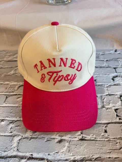 Fun in the Sun - Tanned &amp; Tipsy Hat (NP) | Nikki &amp; Co. Boutique