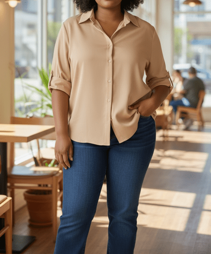 Oakley Oversized Button-Up Top (NP) | Nikki &amp; Co. Boutique