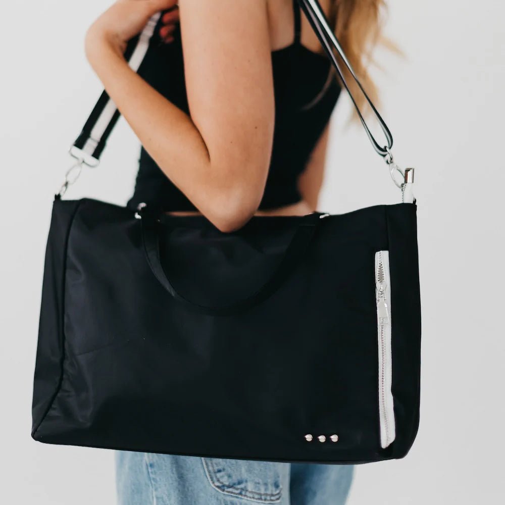 Pretty Simple (NP) - Nylon Tote Bag - Perfect for on the go and Travelling! 5 Colors - Nikki and Co Boutique