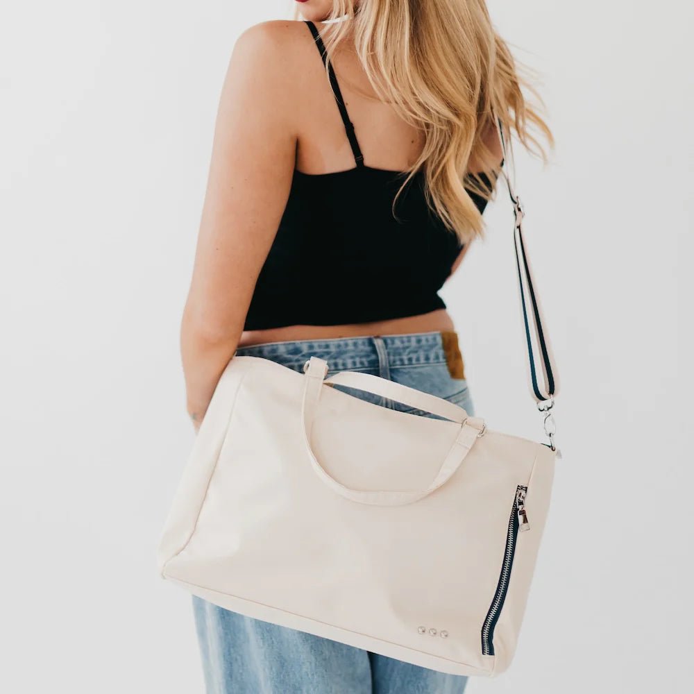 Pretty Simple (NP) - Nylon Tote Bag - Perfect for on the go and Travelling! 5 Colors - Nikki and Co Boutique