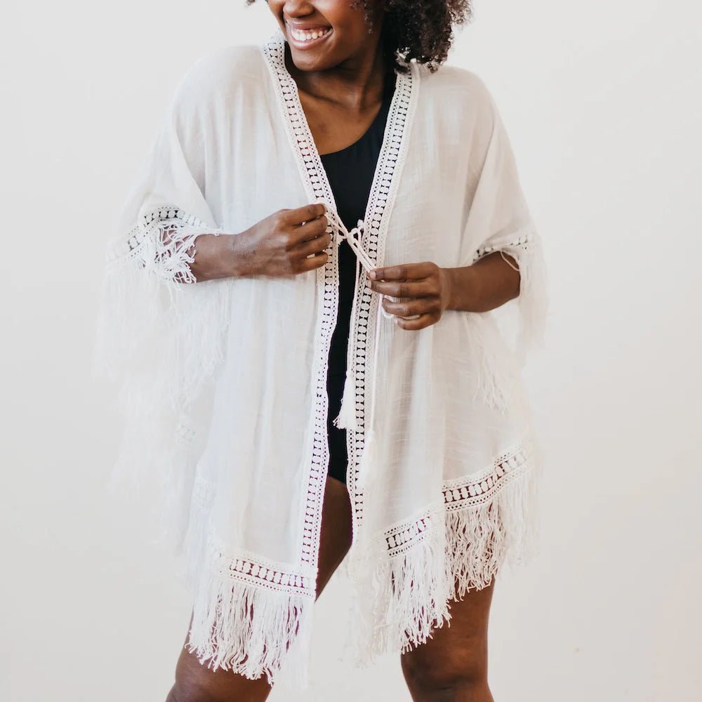 Kimonas and Beach Shirts (NP) - variety of styles and colors available - Nikki and Co Boutique