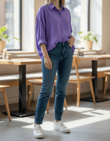 Oakley Oversized Button-Up Top (NP) | Nikki &amp; Co. Boutique