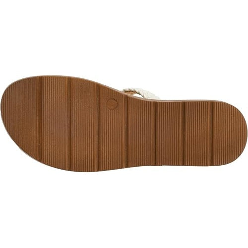Rubber sandal sole on a white background