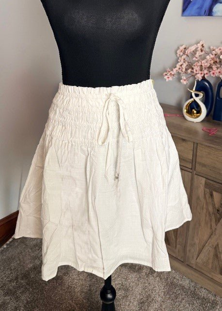 Front Tie Skirt with Lining (NP) - Plus | Nikki &amp; Co. Boutique